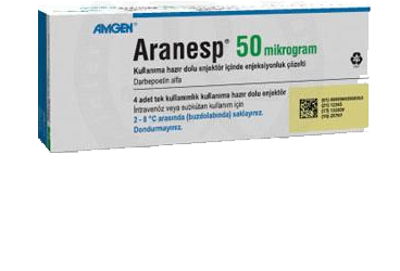 ARANESP 50 MCG/0,5 ML ENJEKSIYONLUK COZELTI ICEREN KULLANIMA HAZIR ENJEKTOR
